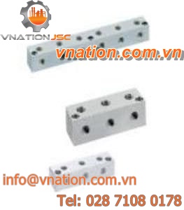 stainless steel manifold / multi-channel / pneumatic