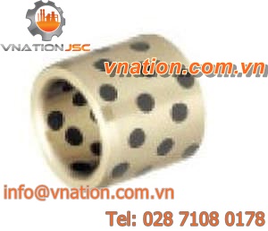 PTFE plain bearing / bronze / copper / self-lubricated