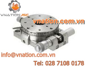 rotary positioning stage / manual / 1-axis / stainless steel