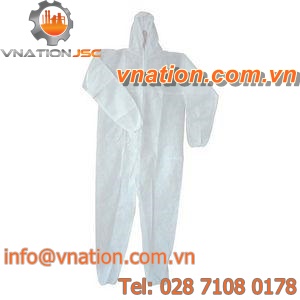work coveralls / polyethylene / disposable