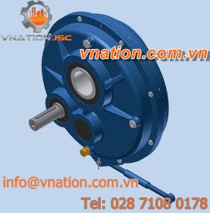 bevel gear reducer / hollow-shaft / shaft-mounted / for heavy-duty applications