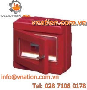 modular enclosure / with transparent cover / not specified / in plastic