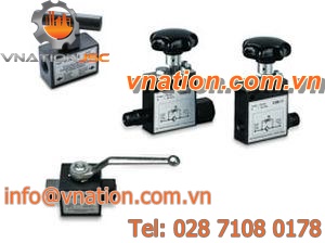 needle valve / ball / lever / flow-control