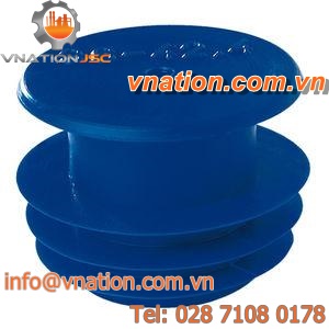 finned plug / round / non-threaded / snap-on