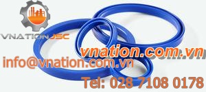 O-ring seal / ring lip / polyurethane-coated