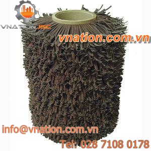 abrasive brush / cylindrical / cleaning / deburring