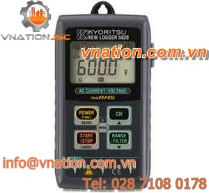 current data-logger / programmable / with screen