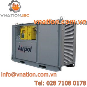 gas compressor / screw / stationary / for underground mining