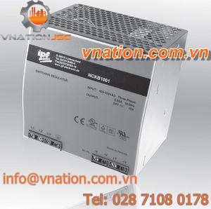 AC/DC power supply / stabilized / DIN rail / three-phase