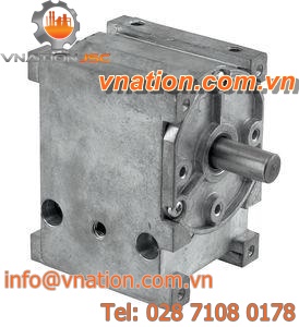 worm gear reducer / coaxial / for motor