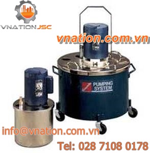 mixing tank / stainless steel / mixer / vertical