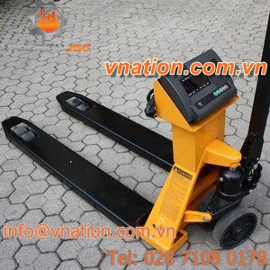 hand pallet truck / hydraulic / scale