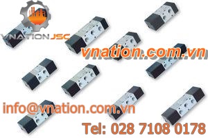 spool pneumatic directional control valve / pneumatically-operated / 3/2-way