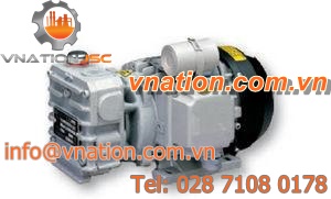 rotary vane vacuum pump / oil-free / single-stage / industrial