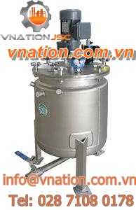paint tank / pressure / process / stainless steel
