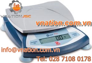 laboratory scales / counting / with LCD display / stainless steel pan