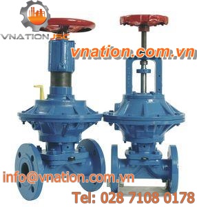 diaphragm valve / pneumatic / regulating / for chemicals