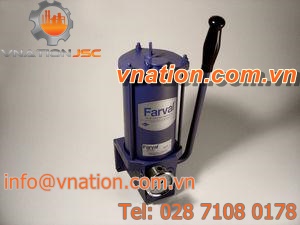 grease pump / oil / manual / piston