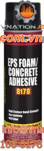 elastomeric adhesive / single-component / elastic / foam