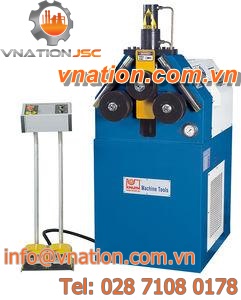 hydraulic bending machine / manually-operated / profile / with 3 drive rolls