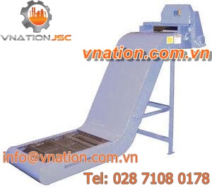 chain conveyor / chip / horizontal / transport