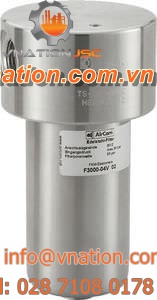 air filter / compressed air / cartridge / stainless steel