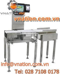 packaging checkweigher / for washdown applications