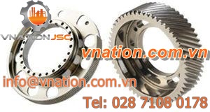 straight-toothed gear / flange
