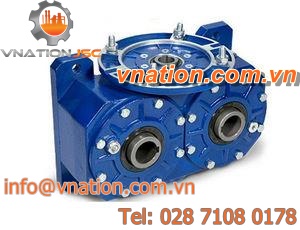 worm gear reducer / parallel shaft / for electric motors