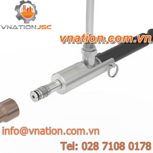 push-to-connect quick coupling / aluminum / stainless steel / for straight tubes