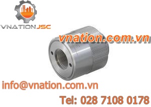 threaded plug / metal / for quick coupling / high-pressure