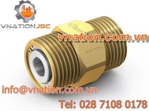 ball check valve / threaded / for gas