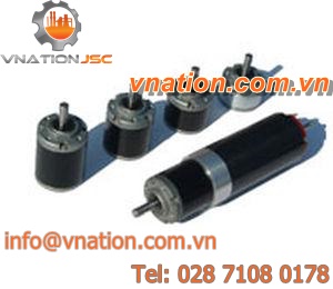 planetary gear reducer / coaxial / for DC motors / precision