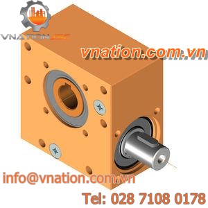 worm gear reducer / orthogonal / compact / for shafts