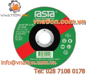 steel cutting disc / for stainless steel / thin