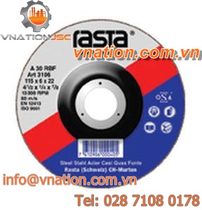 corundum grinding wheel / steel / deburring / steel