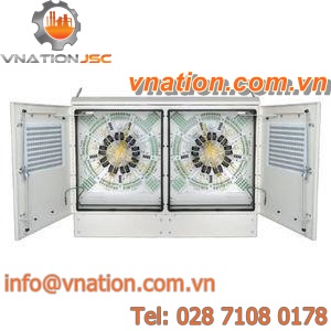 modular enclosure / splice / fiber optic / plastic