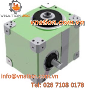 intermittent indexer / cylindrical cam / right-angle / for machines