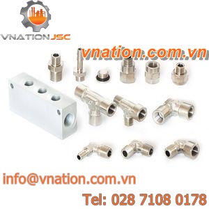 threaded fitting / straight / elbow / T