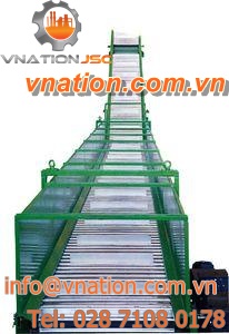 apron conveyor / horizontal / transport