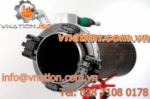 beveling cutting machine / for pipe ends / hydraulic