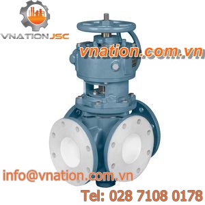 plug valve / handwheel / carbon steel / aluminum
