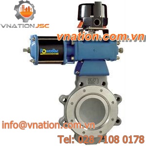 butterfly valve / for wastewater / wafer / lug type