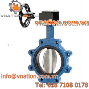 butterfly valve / handwheel / wafer / lug type