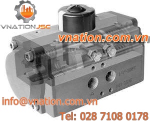 rotary cylinder / pneumatic / rack-and-pinion / double-acting