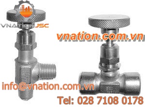 needle valve / handwheel / isolation / for oxygen