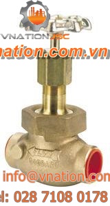 gate valve / handwheel / shut-off / for liquified gas
