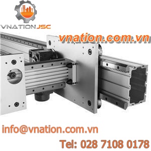 roller linear guide / steel / heavy-duty