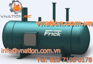 pressure tank / fluid collection / metal / horizontal