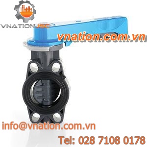 butterfly valve / lever / shut-off / regulating